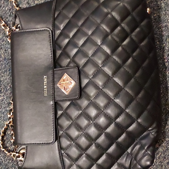 Ellen Tracy quilted shoulder bag NWT - Picture 4 of 4